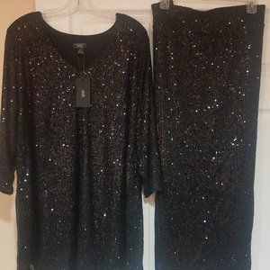 Black Sequined Skirts & Top ($25 each or $45 for skirt/top as a set)